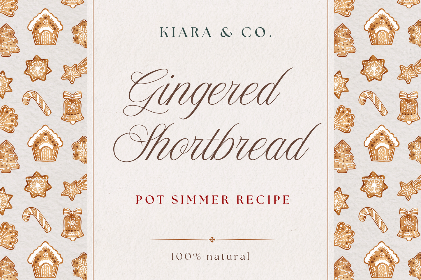 Gingered Shortbread Pot Simmer Pack