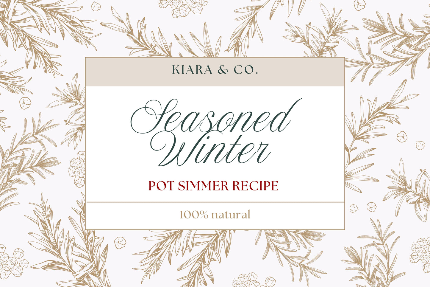 Seasoned Winter Pot Simmer Pack