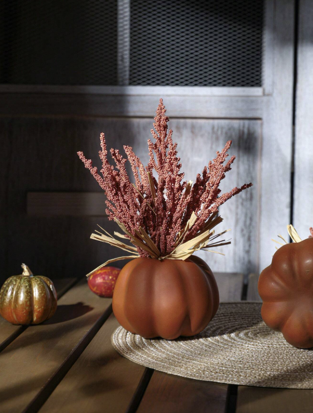 Floral Pumpkin Bouquet