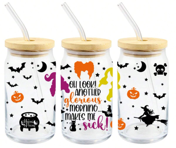 Festive Fall Glass Tumblers