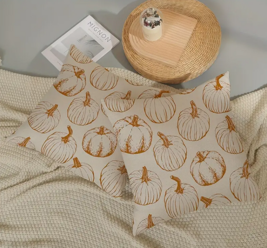 Pumpkin Throw Pillow Cover